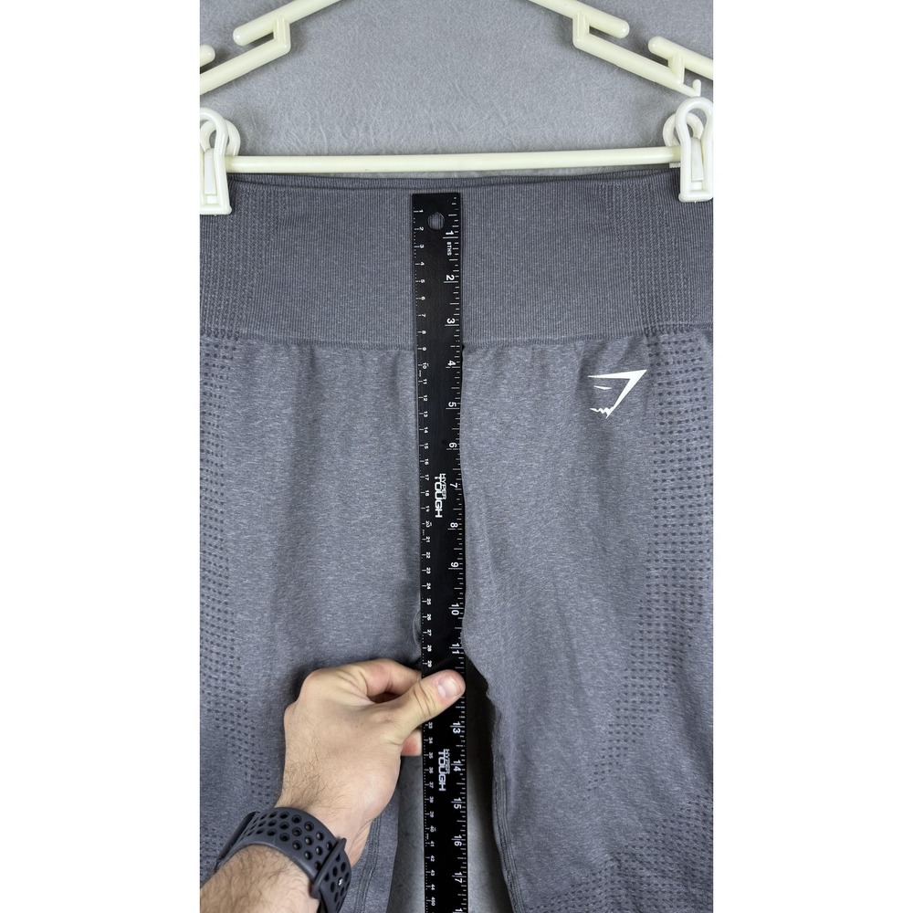 Gymshark Leggings Womens Small‎ Gray Seamless High Rise Compression Workout - Picture 5 of 8